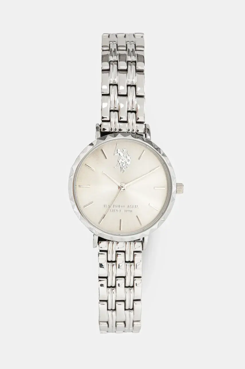 Hodinky U.S. Polo Assn. ARYA dámske, strieborná farba, USP8369ST
