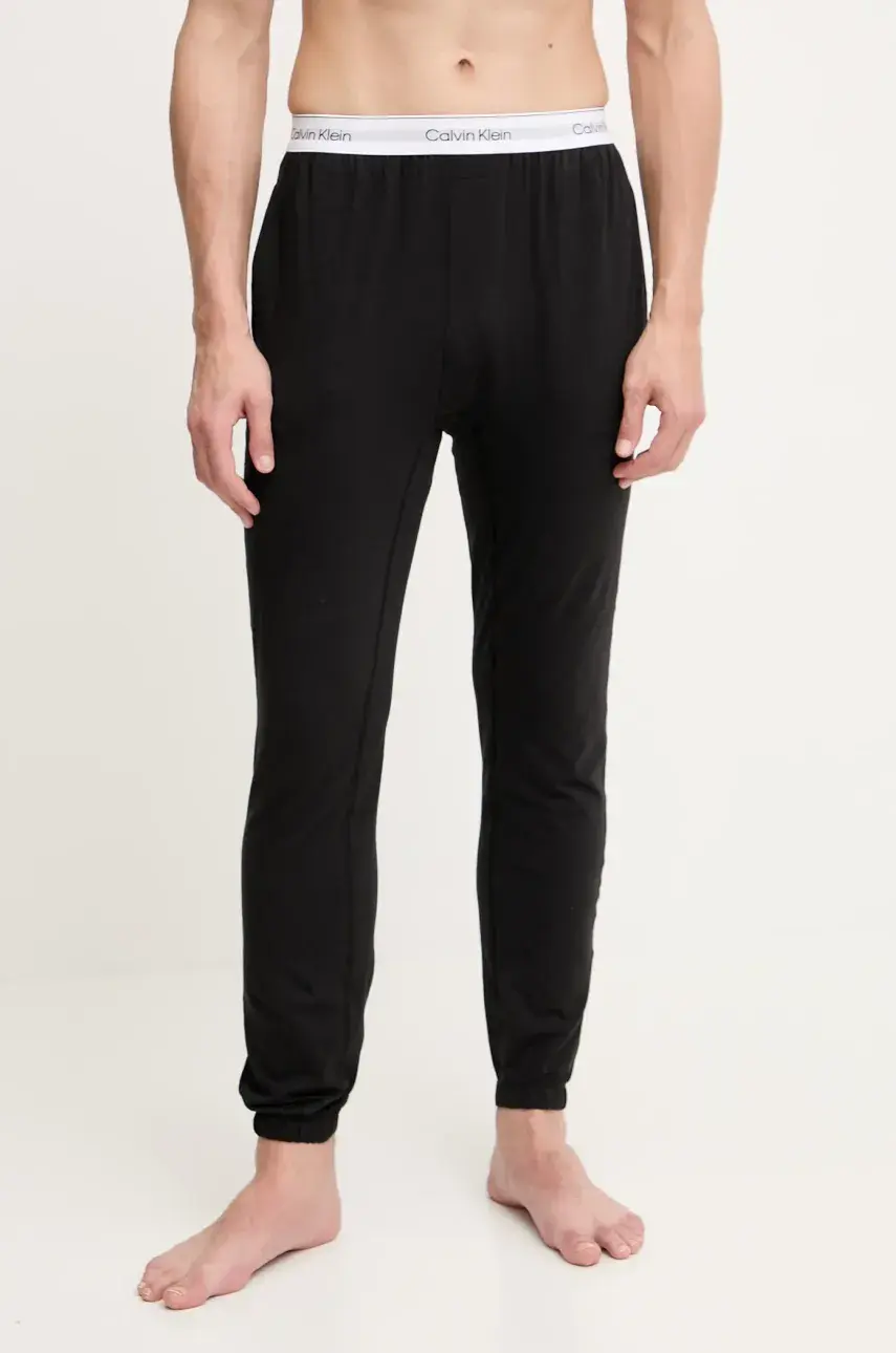 Pyžamové nohavice Calvin Klein Underwear čierna farba, jednofarebné, 000NM2851E
