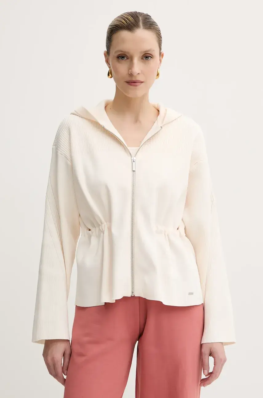 Kardigán Armani Exchange béžová farba, ľahké, XW000575 AF12740