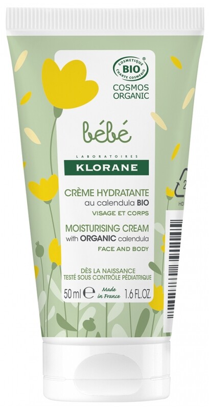 Klorane Hydratačný krém s bio nechtíkom Bebe (Moisturising Cream) 50 ml