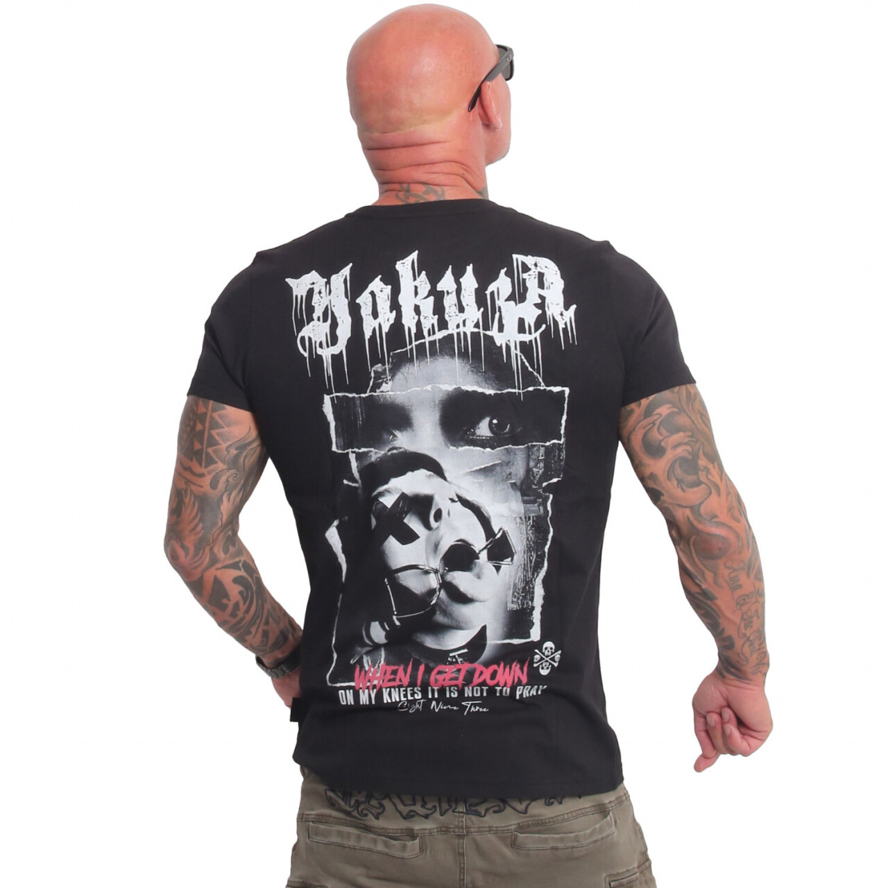 Tričko pánske Yakuza Get Down - čierne, 4XL