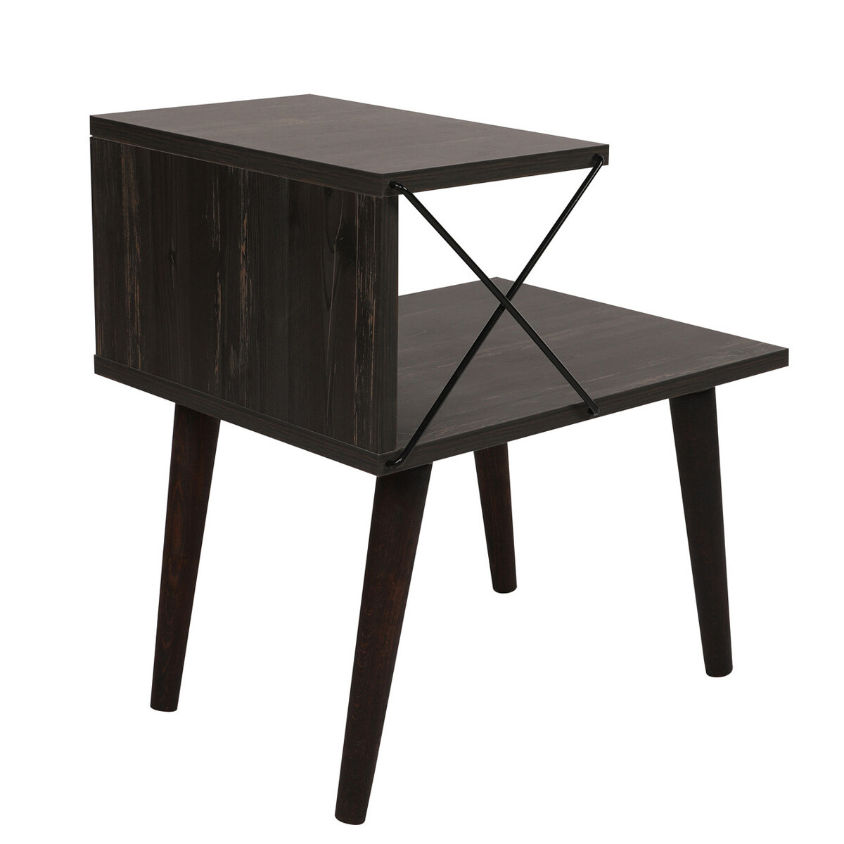 Nočný stolík Cross Dark Brown