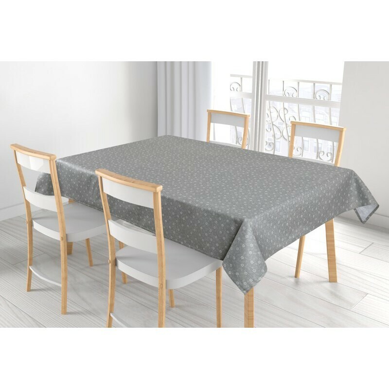 Bellatex Obrus Adéla Kvitnúci kvet sivý , 120 x140 cm