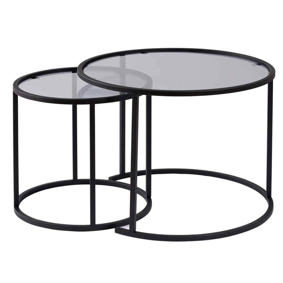 Konferenčný stolík Čierna a sivá