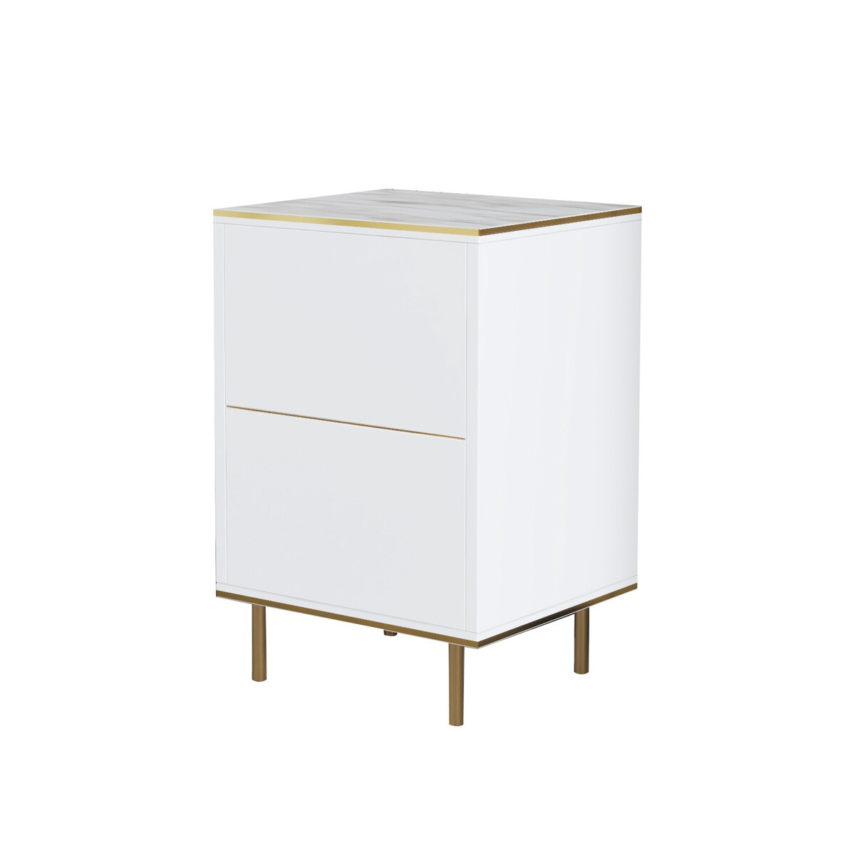 Nočný stolík Imaj Marble White