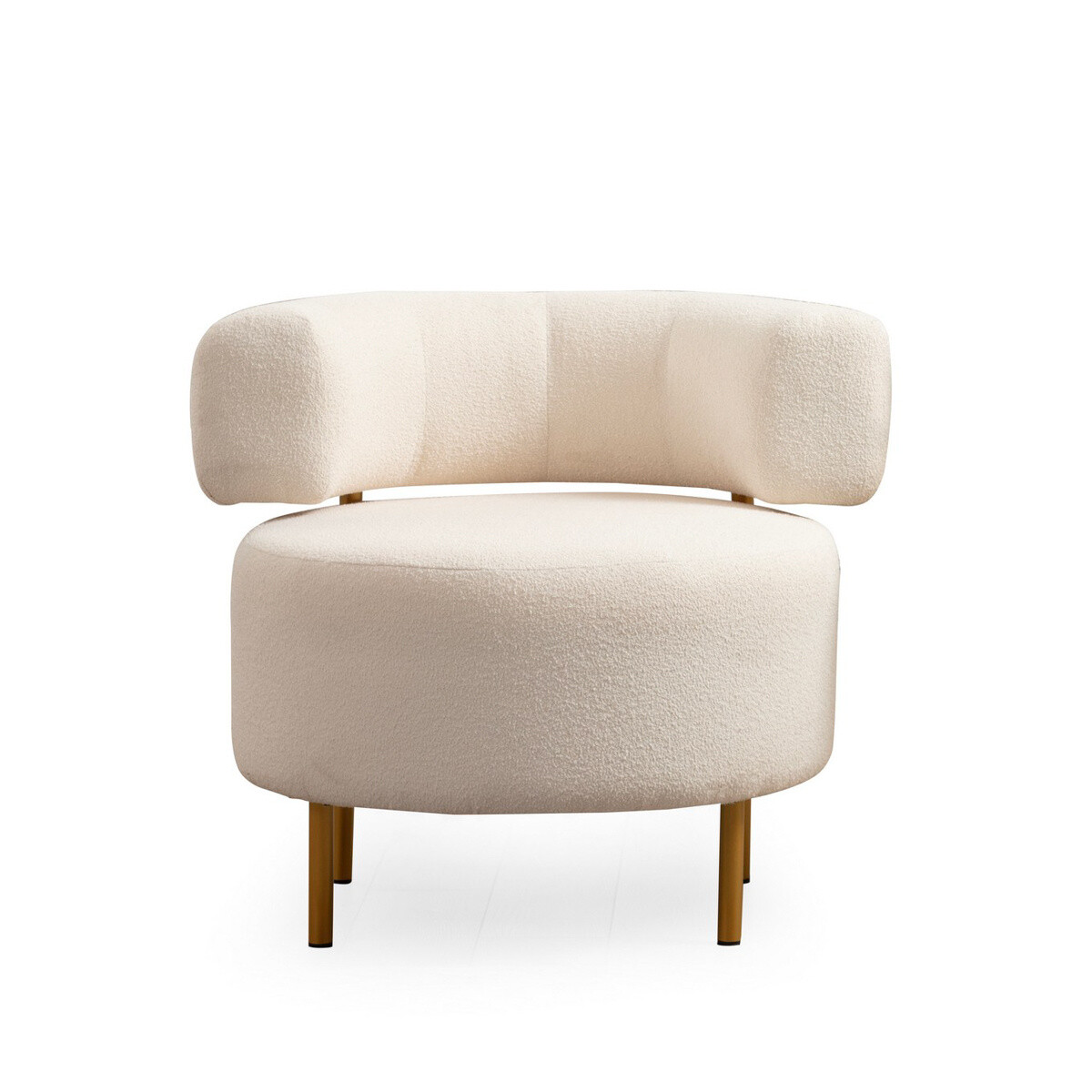 Kreslo River Round White