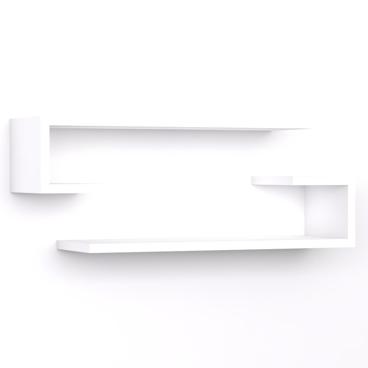 Biela polica Eldo, 2 ks