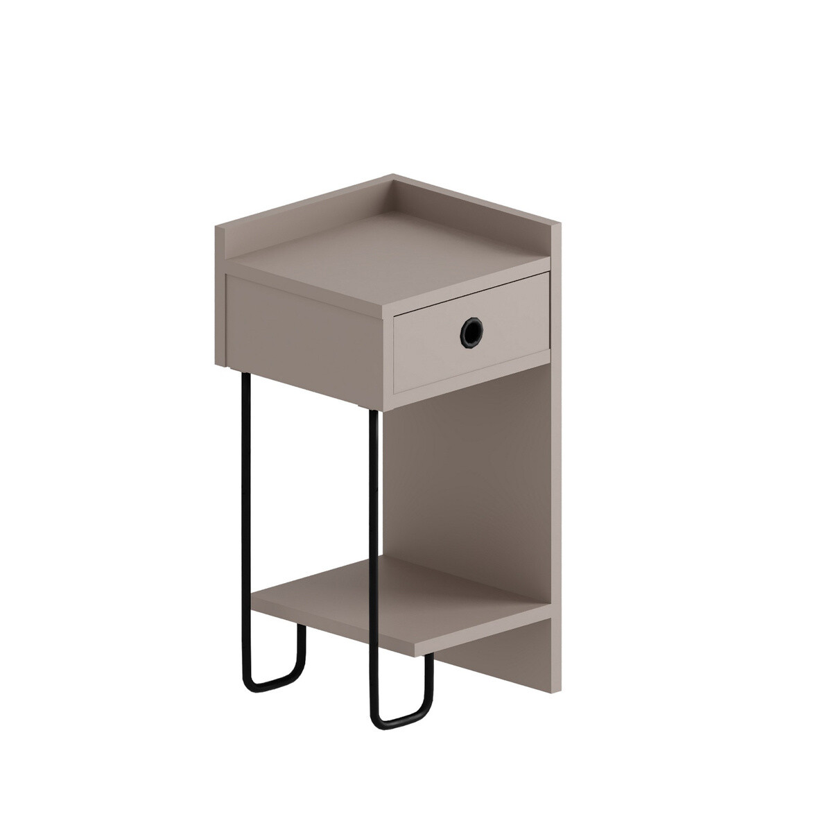 Nočný stolík Sirius Right Light Mocha