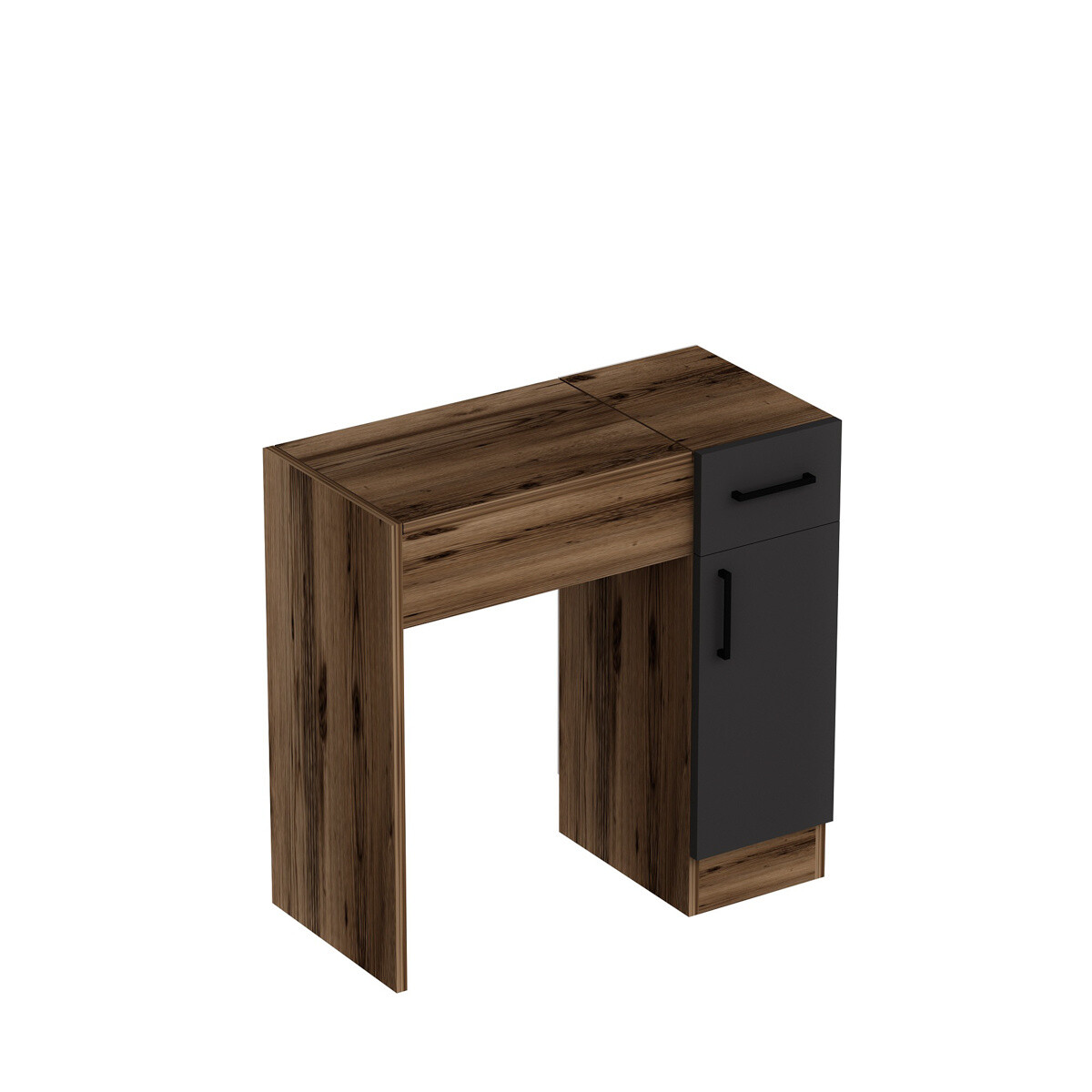 Kozmetický stolík Inci Light Walnut