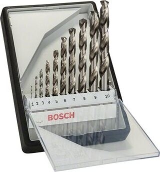 BOSCH sada vrtákov HSS-G, 10 ks 2.607.010.535