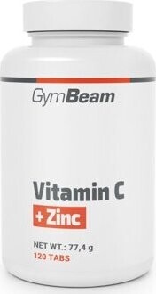 GymBeam Vitamín C + Zinok 120 tabliet