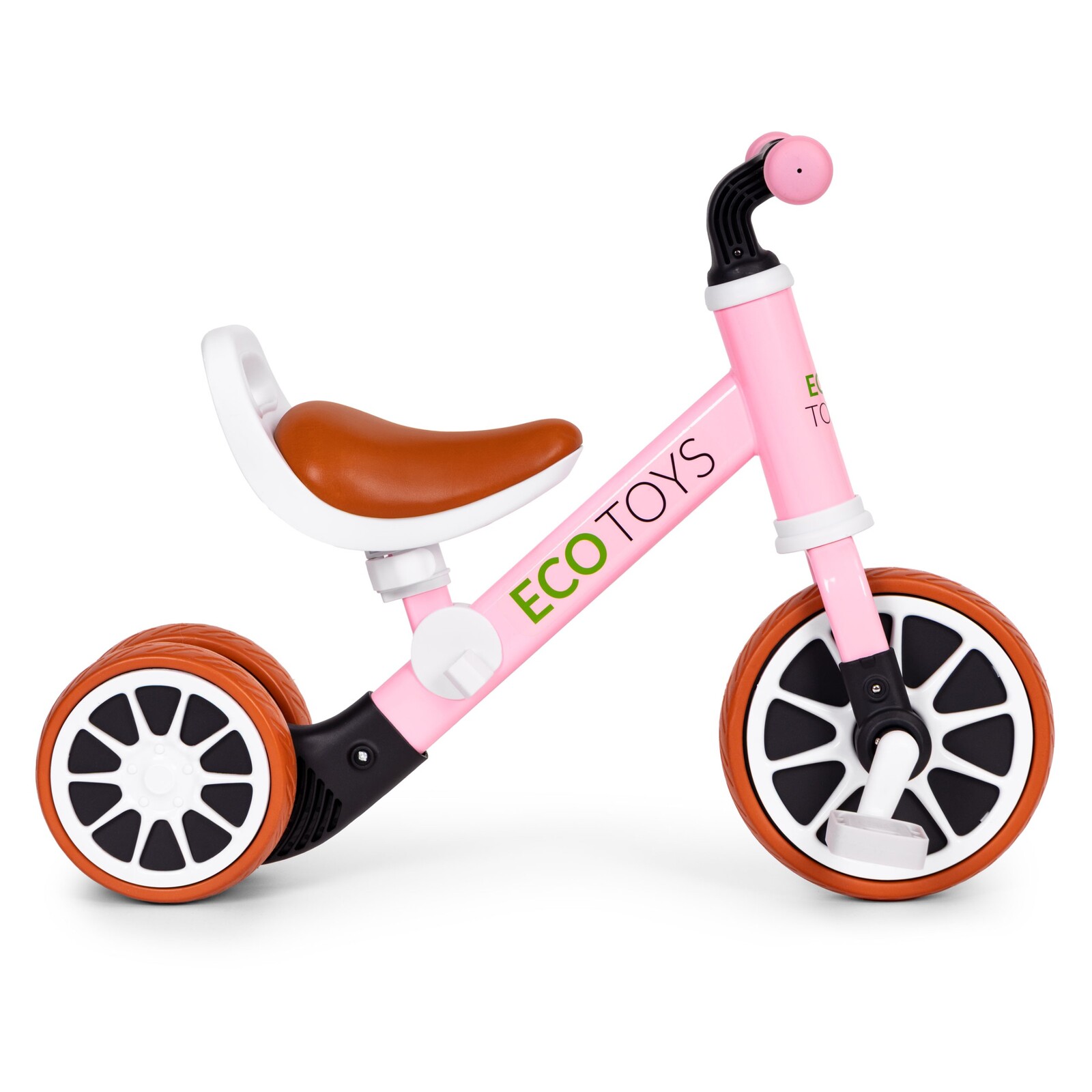 Dětské odrážedlo 2v1 SLOW ECOTOYS růžové