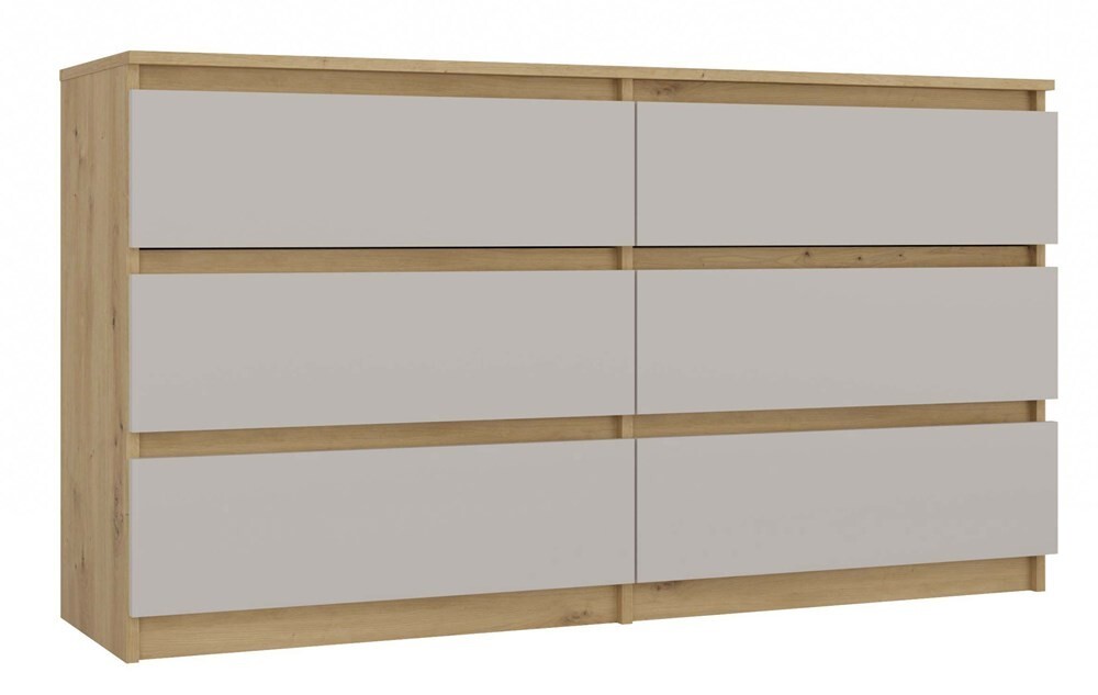 Komoda Malwa M6 140 cm dub artisan/kašmír