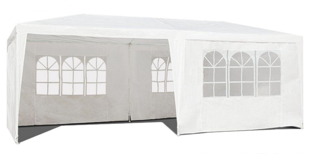Skládací zahradní párty stan BERTA 3x6 m bílý