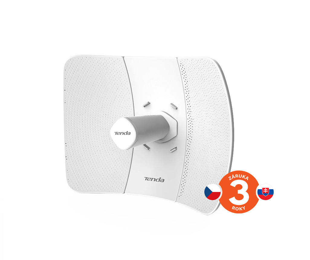 Tenda O9 Outdoor CPE 5 GHz WiFi-AC 867Mb/s, 23 dBi, IP65, pasívna PoE výhybka + adaptér, AC867