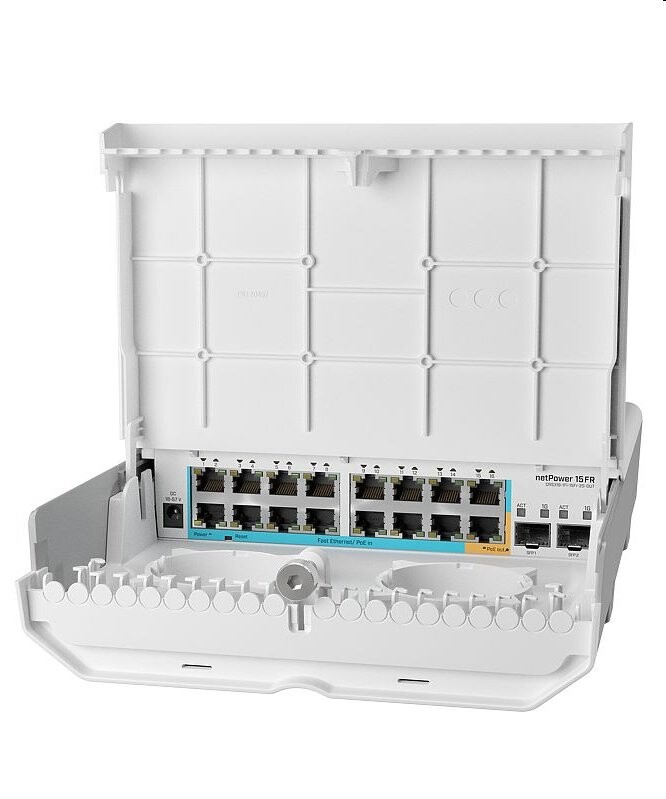 MIKROTIK RouterBOARD Cloud Router Switch CRS318-1Fi-15Fr + L5 (800MHz; 256MB RAM; 16x LAN; 2x SFP) CRS318-1Fi-15Fr-2S-OUT