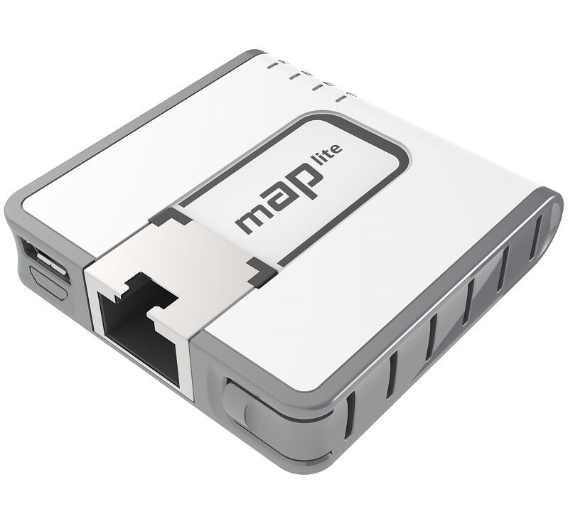 MIKROTIK RouterBOARD mAP lite + L4 (650MHz, 64MB RAM, 1x LAN, 1x 2,4GHz 802.11n) RBmAPL-2nD