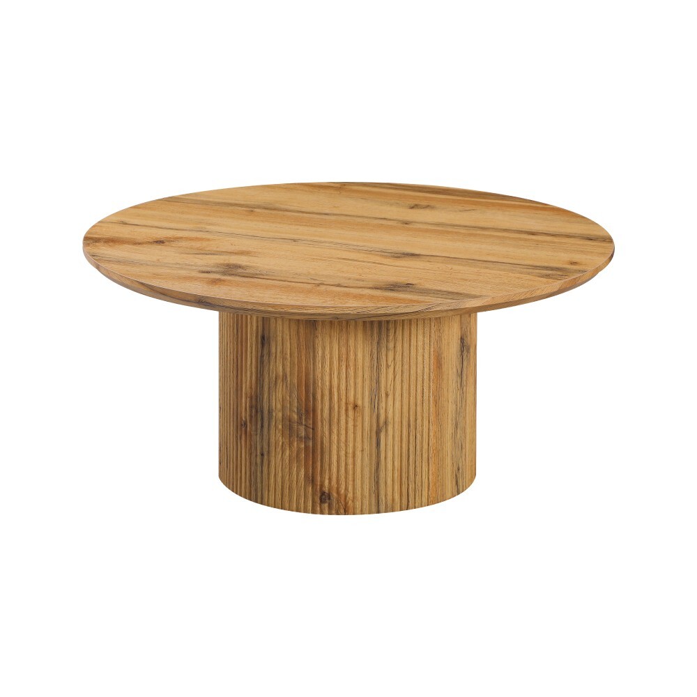 KONDELA Mahir Typ 2 80 okrúhly jedálenský stôl dub