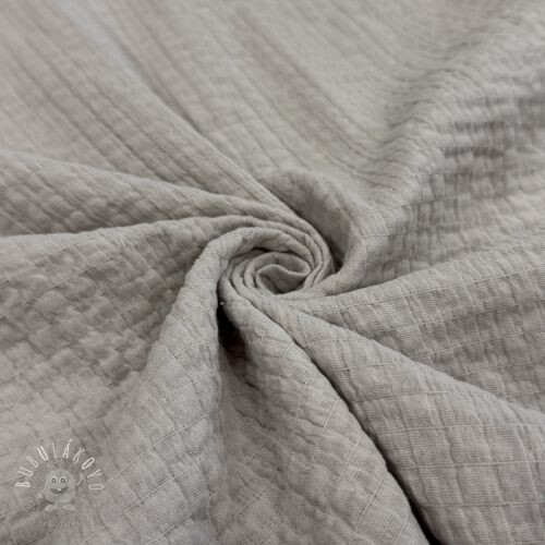 Bavlnená látka STRETCH Baby beige