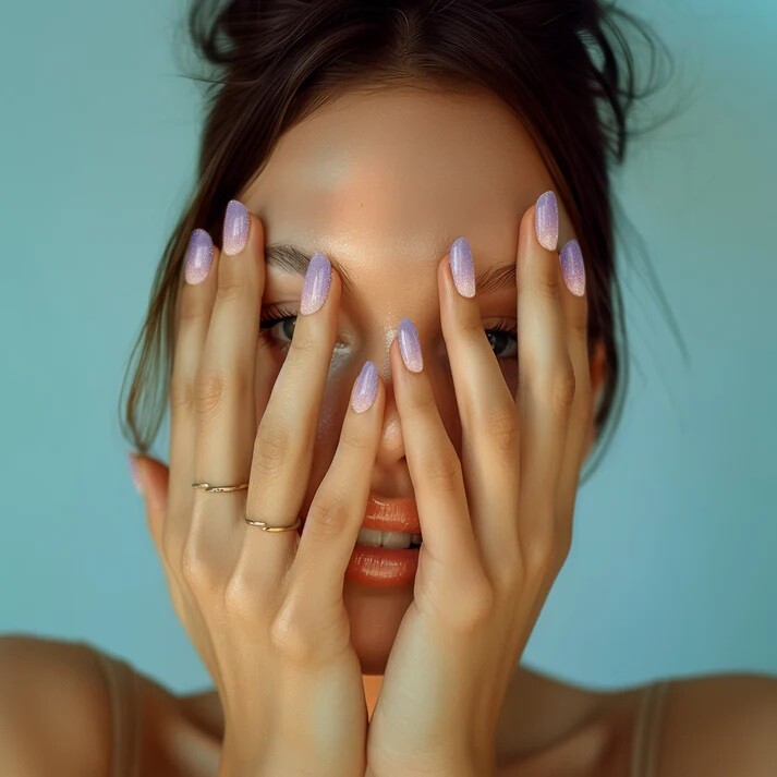 Quick Nails gélové nálepky - Tender Glow