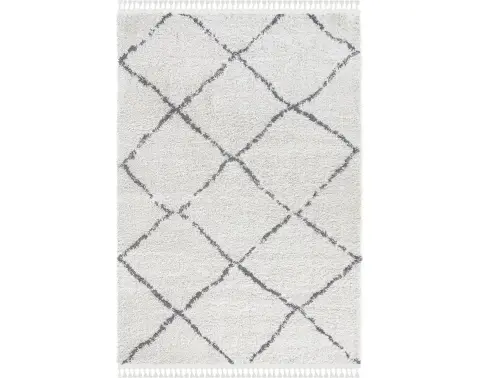 Koberec Boho 120x170 cm, biely%