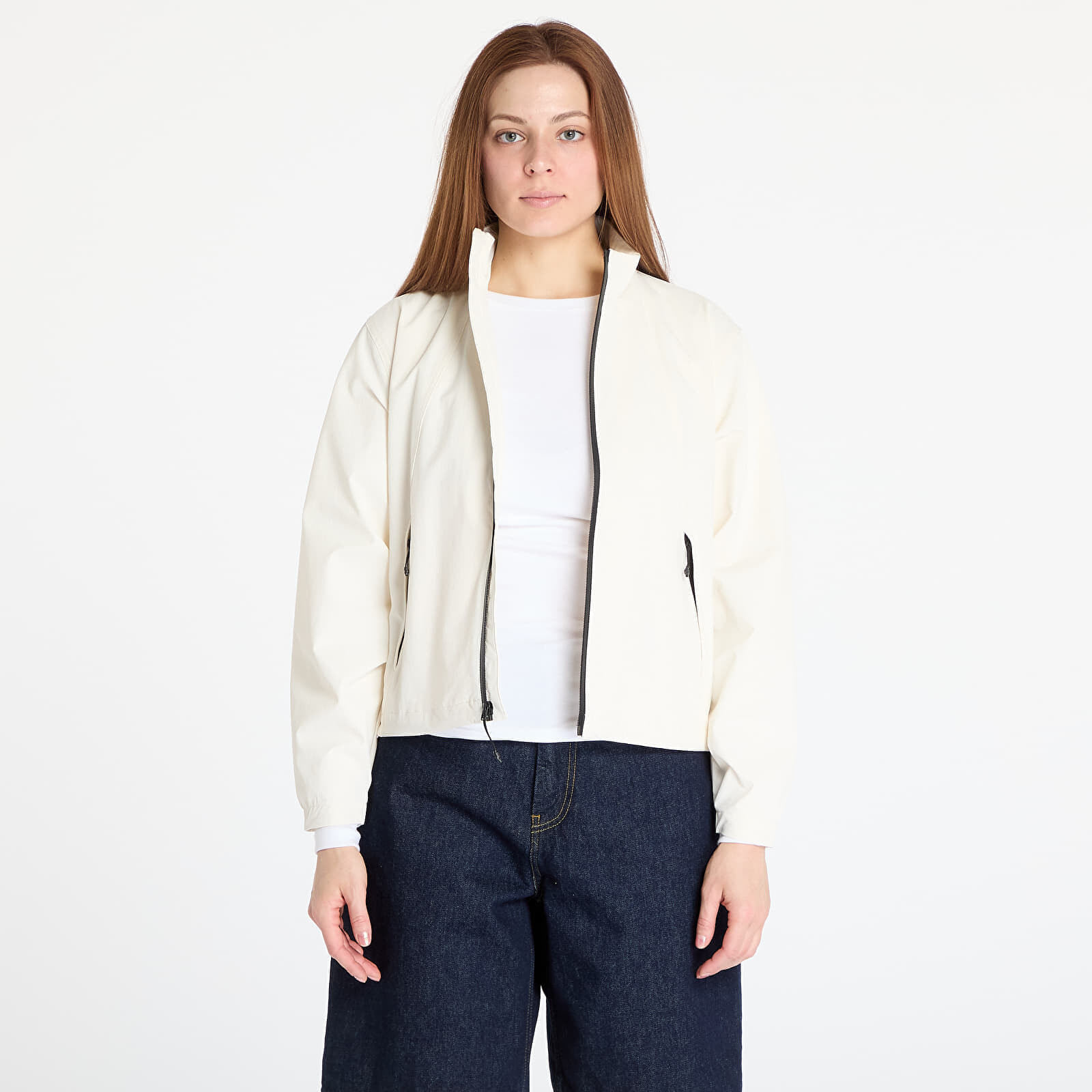 Bunda The North Face W North Dome Wind Jacket White Dune XS