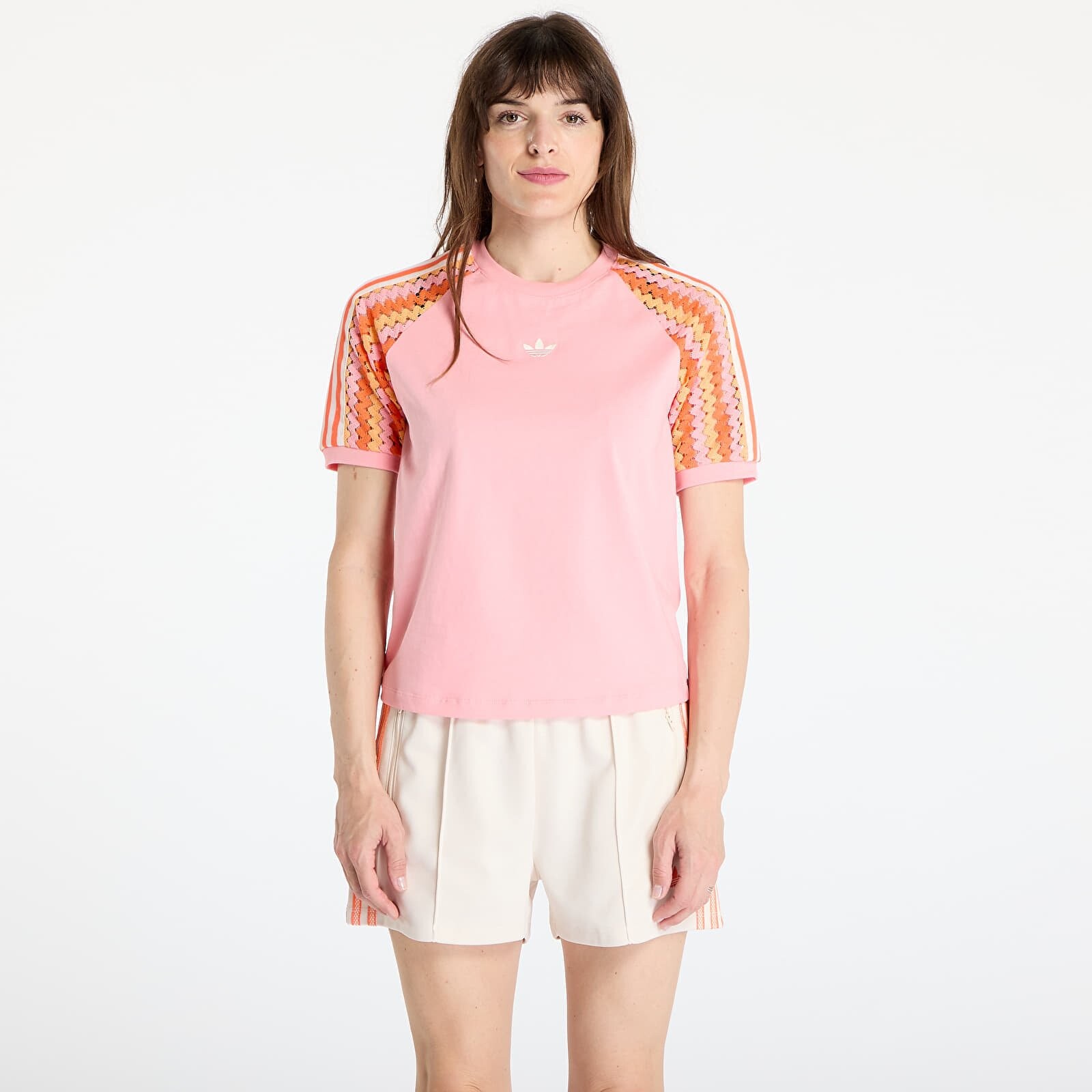 Tričko adidas Originals Summer Glow Cali Tee Semi Pink Spark XS