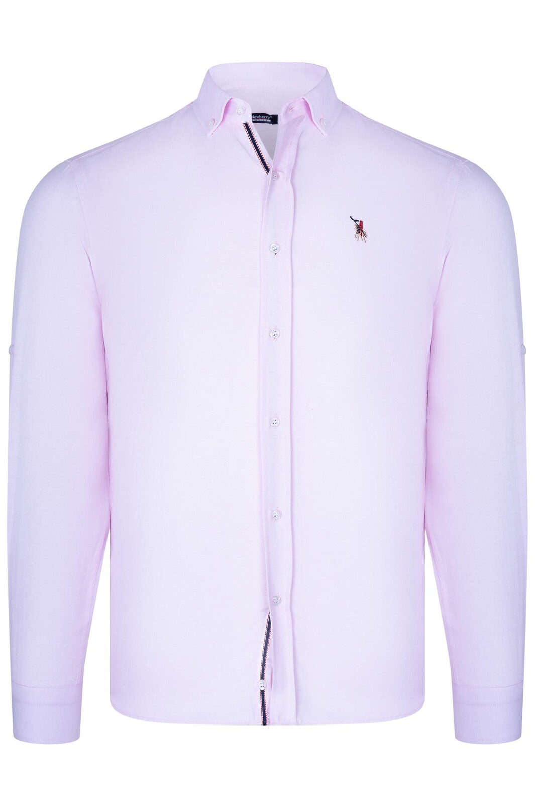 G974 DEWBERRY MEN'S SHIRT-LIGHT PINK