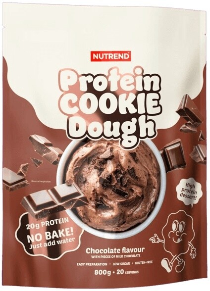 Nutrend protein cookie dough 800 g - čokoláda