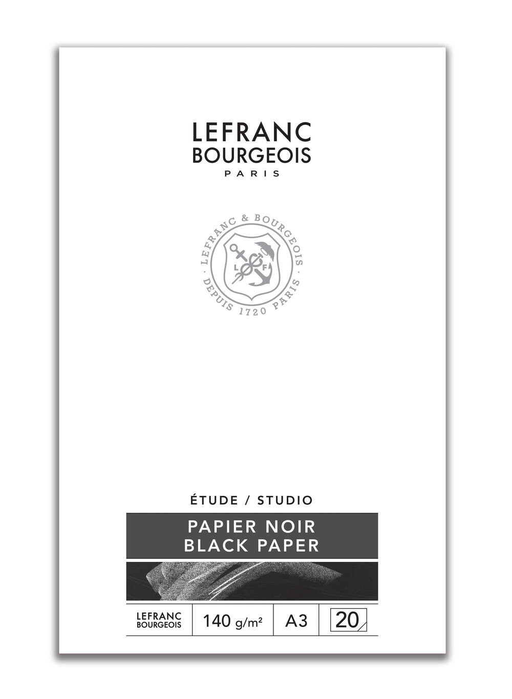 Blok čiernych výkresov A3 Lefranc Bourgeois