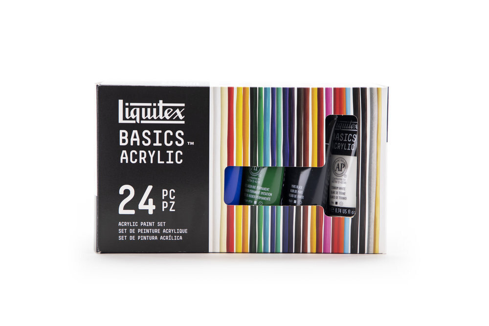 Sada akrylových farieb 24x22ml Liquitex