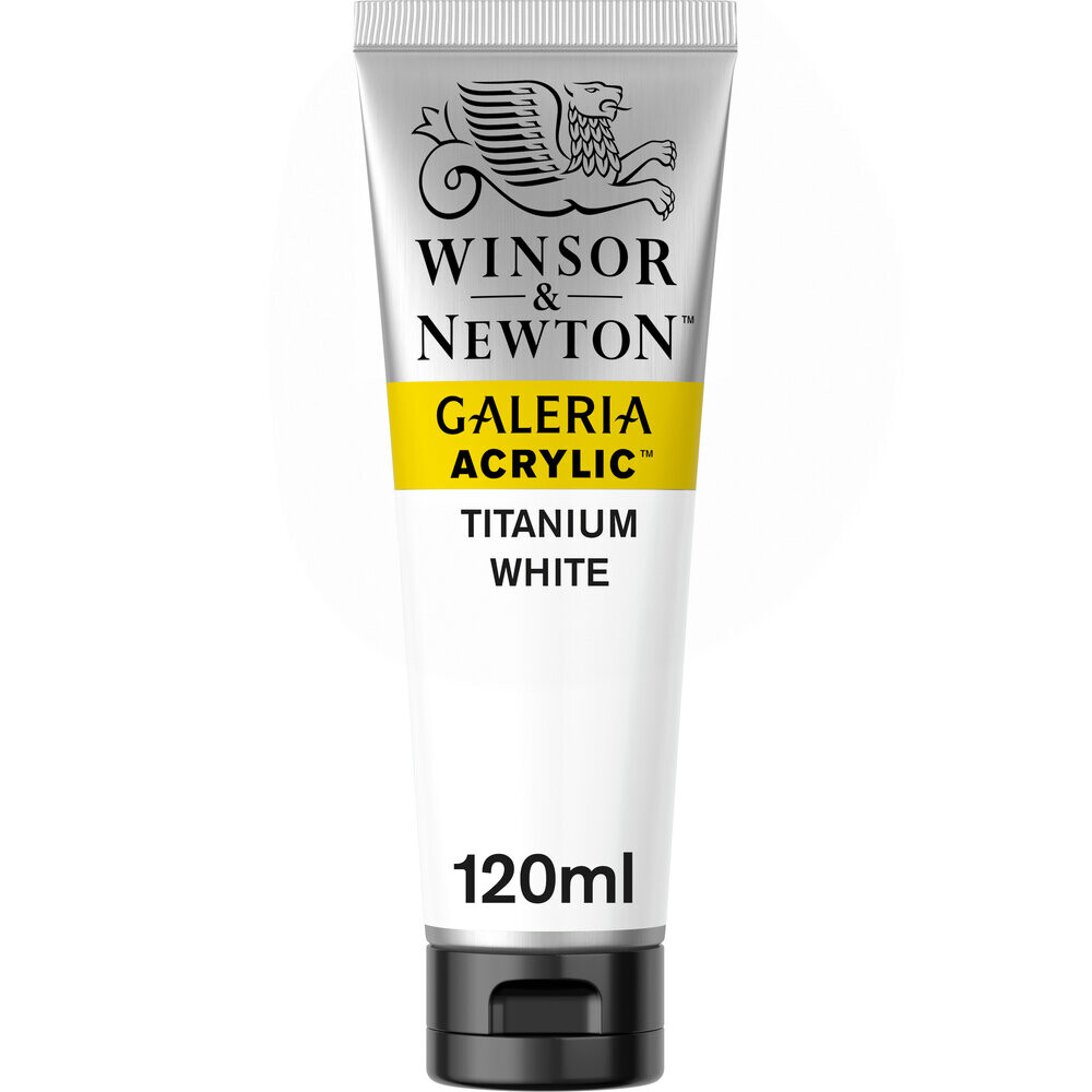 Akrylová farba biela 120ml Winsor & Newton