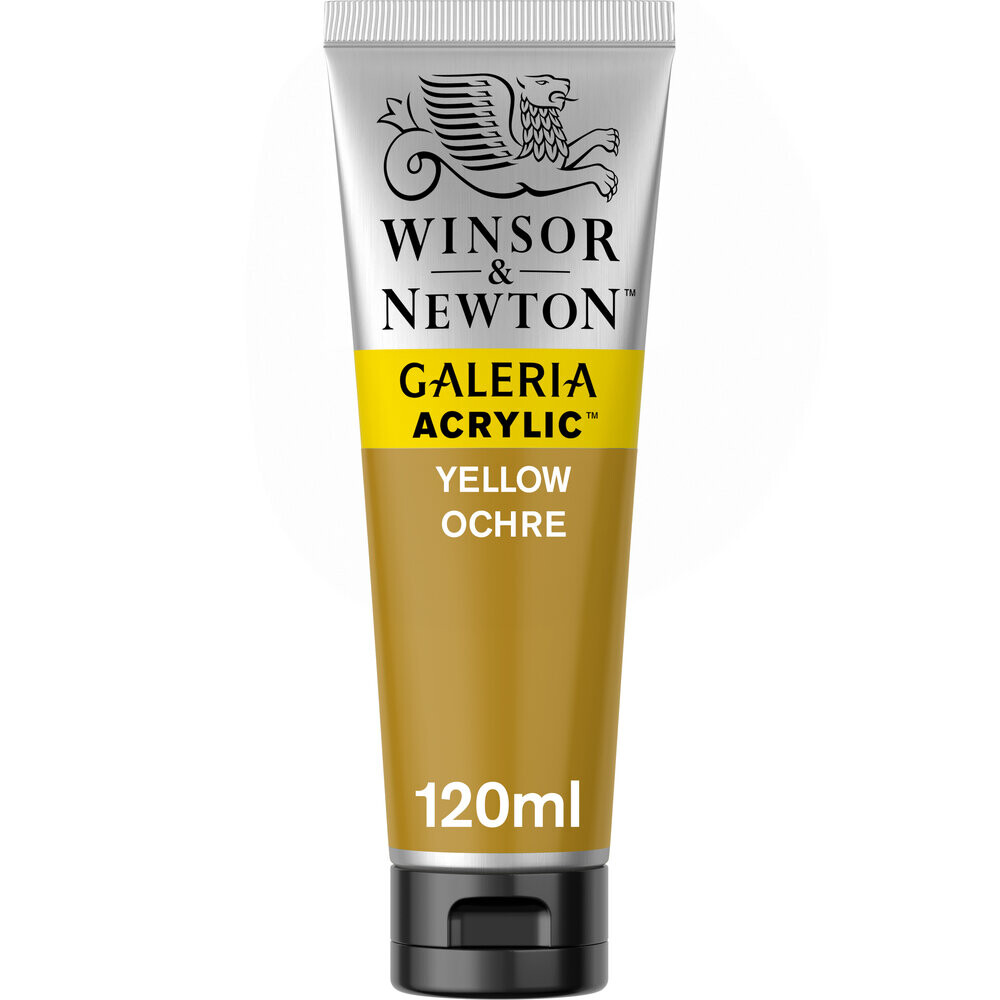 Akrylová farba okrová žltá 120ml Winsor & Newton