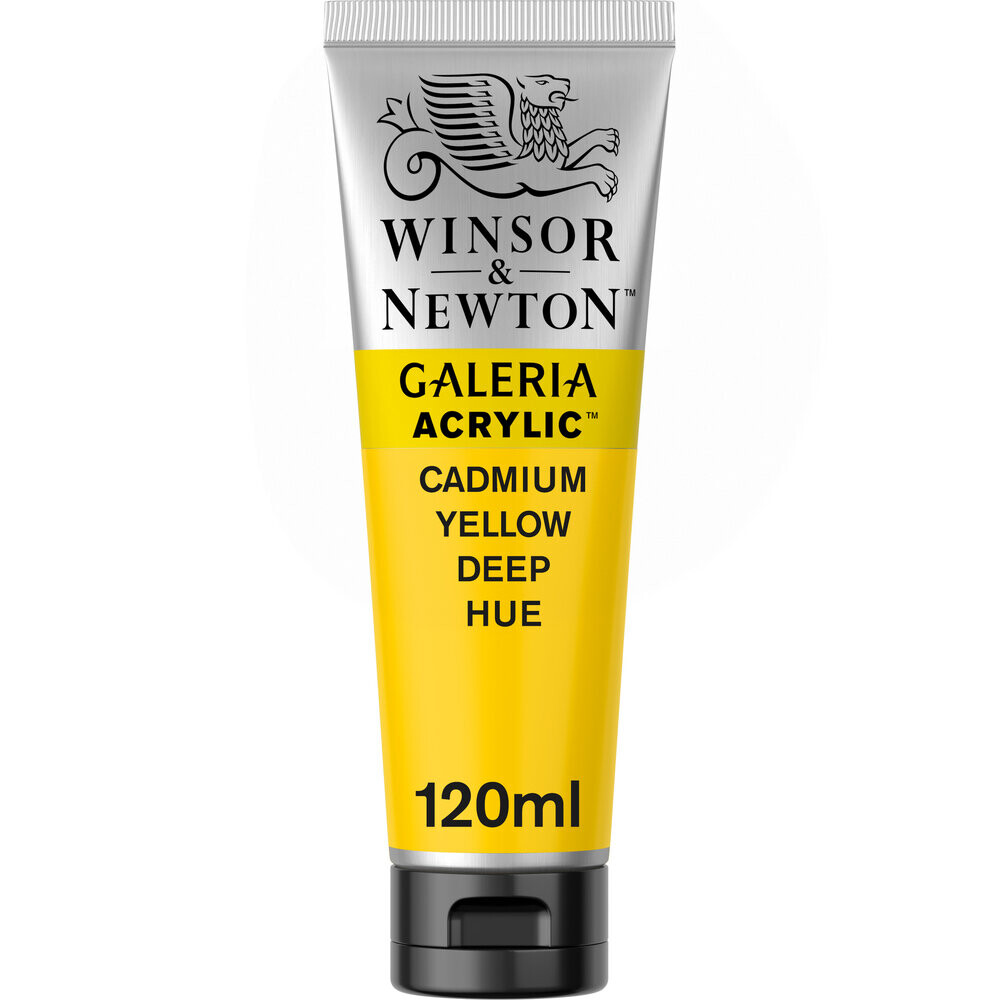 Akrylová farba cadamium žltá 120ml Winsor & Newton