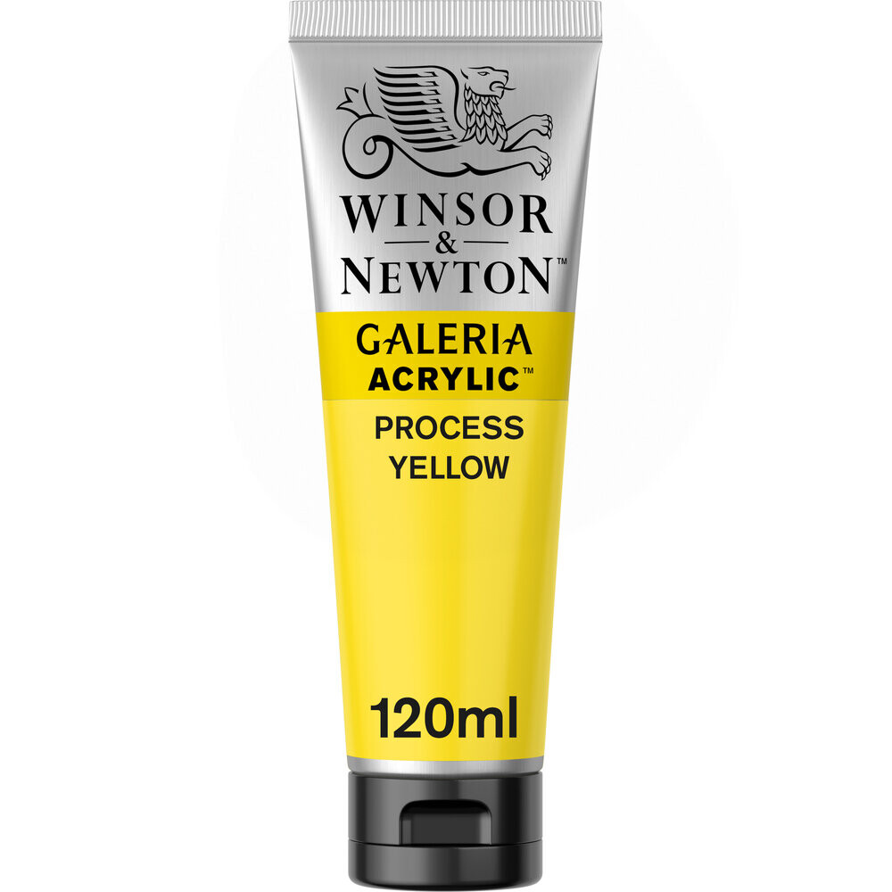 Akrylová farba žltá 120ml Winsor & Newton