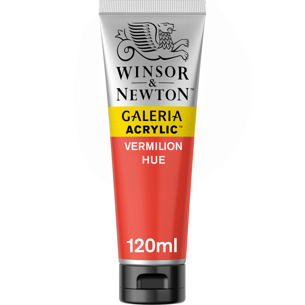 Akrylová farba červená 120ml Winsor & Newton