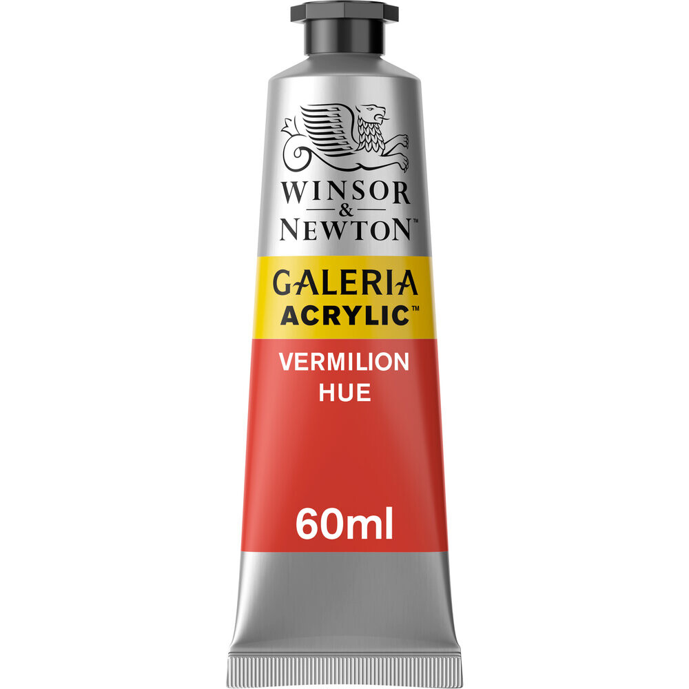 Akrylová farba červená 60ml Winsor & Newton