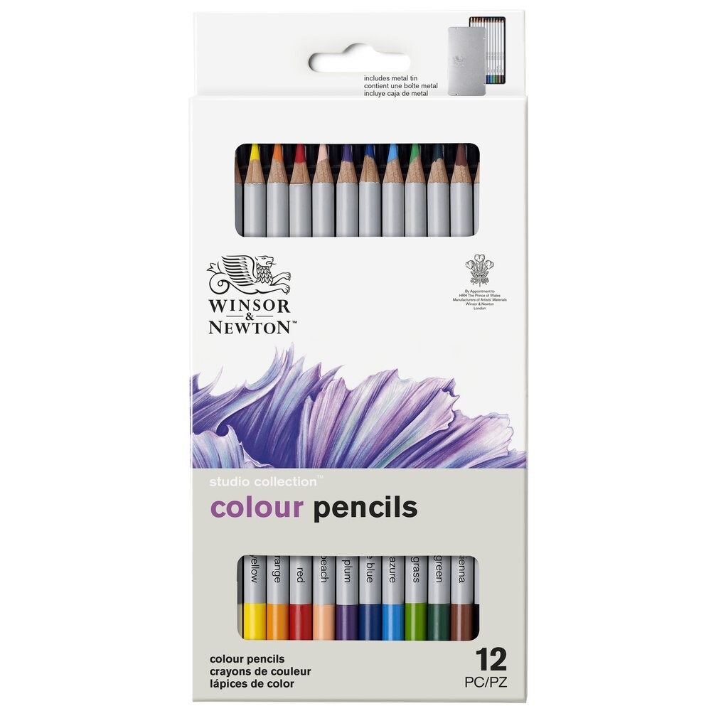 Sada farebných ceruziek 12ks Winsor & Newton