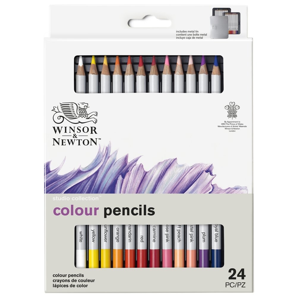 Sada farebných ceruziek 24ks Winsor & Newton