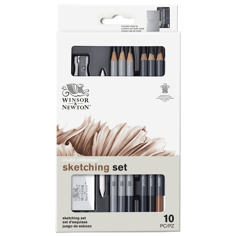 Sada skicovacích ceruziek 10ks Winsor & Newton