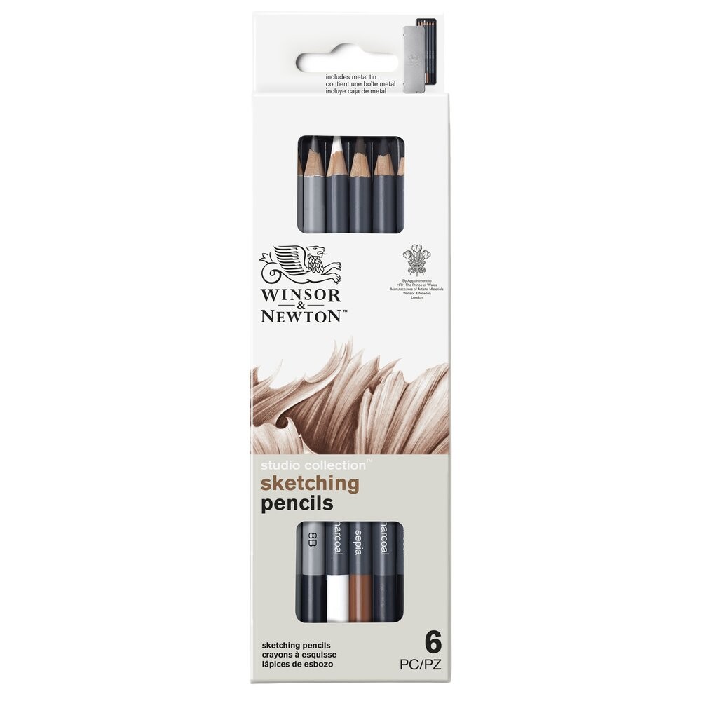 Sada skicovacích ceruziek 6ks Winsor & Newton