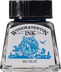 Kresliaci atrament modrý 14ml Winsor & Newton