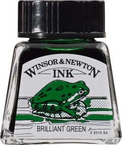 Kresliaci atrament zelený 14ml Winsor & Newton