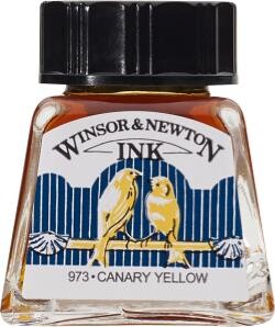 Kresliaci atrament žltý 14ml Winsor & Newton