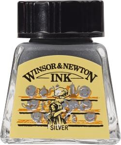 Kresliaci atrament strieborný 14ml Winsor & Newton