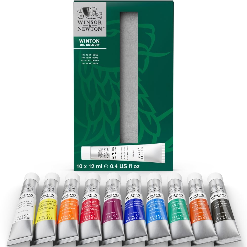 Sada olejových farieb 10x12ml Winsor & Newton
