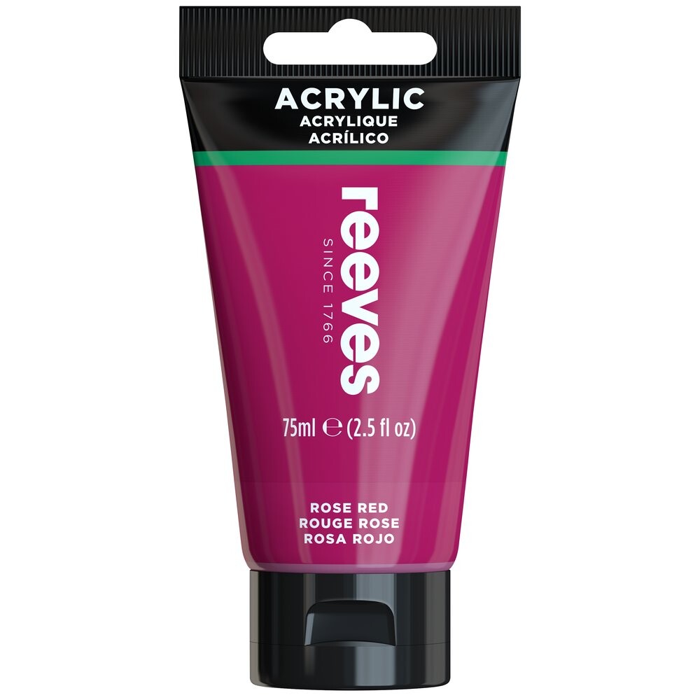 Akrylová farba ružovo červená 75 ml  Reeves