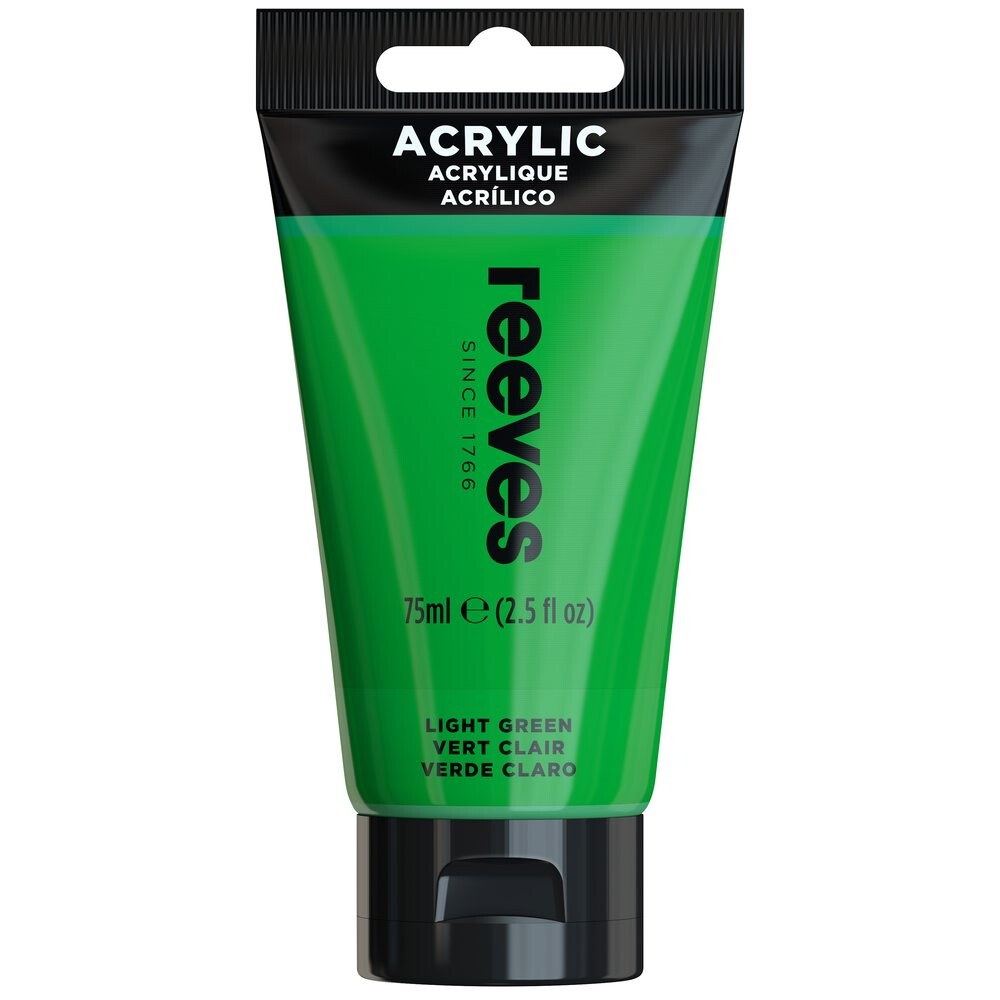 Akrylová farba svetlo zelená 75 ml Reeves