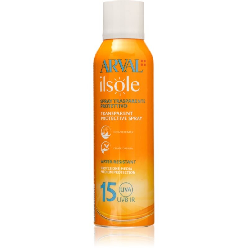 Arval IlSole Transparent Protective Spray SPF 15 krém na opaľovanie SPF 15 200 ml