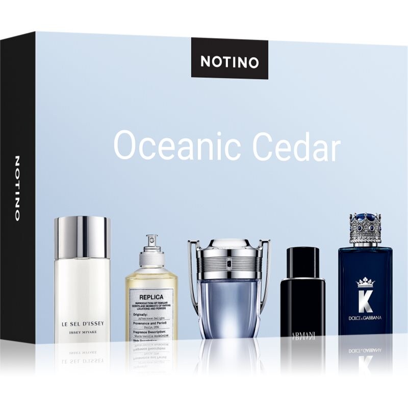 Beauty Discovery Box Notino Oceanic Cedar sada pre mužov